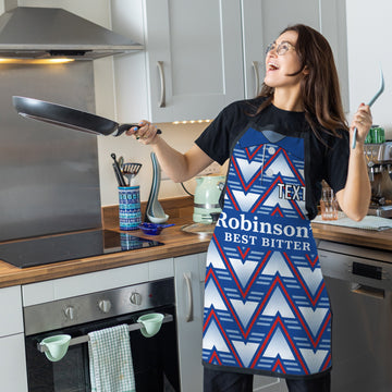 Stockport - 1993 Home Shirt - Personalised Retro Football Adults Apron