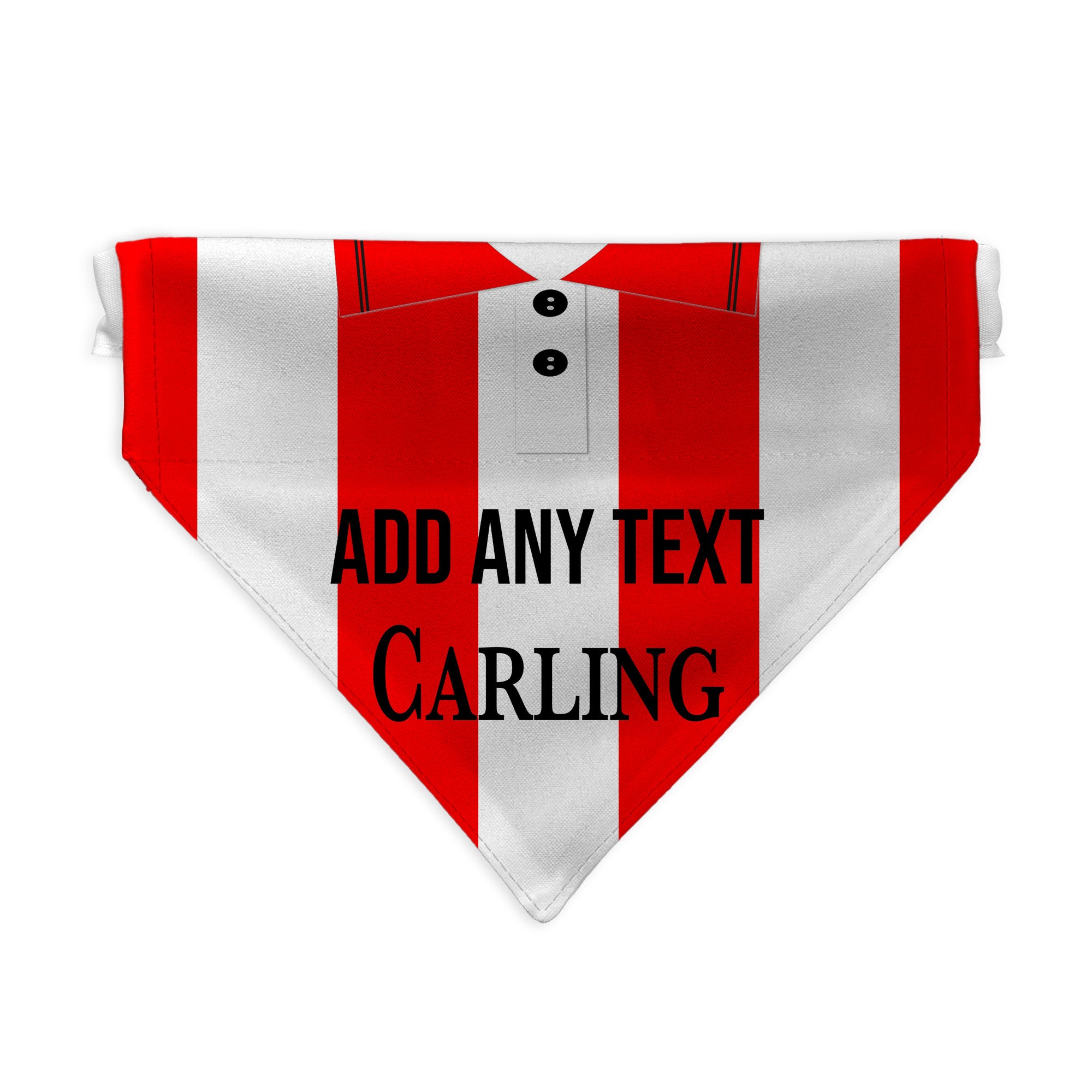 Stoke 1994 Home Shirt - Personalised Pet Bandana - 4 Sizes