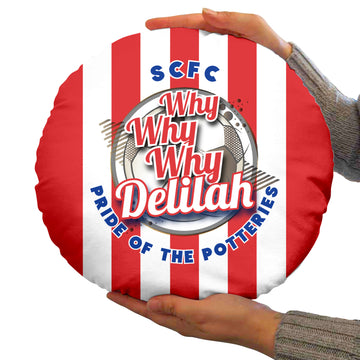 Stoke Delilah_- Football Legends - Circle Cushion 14