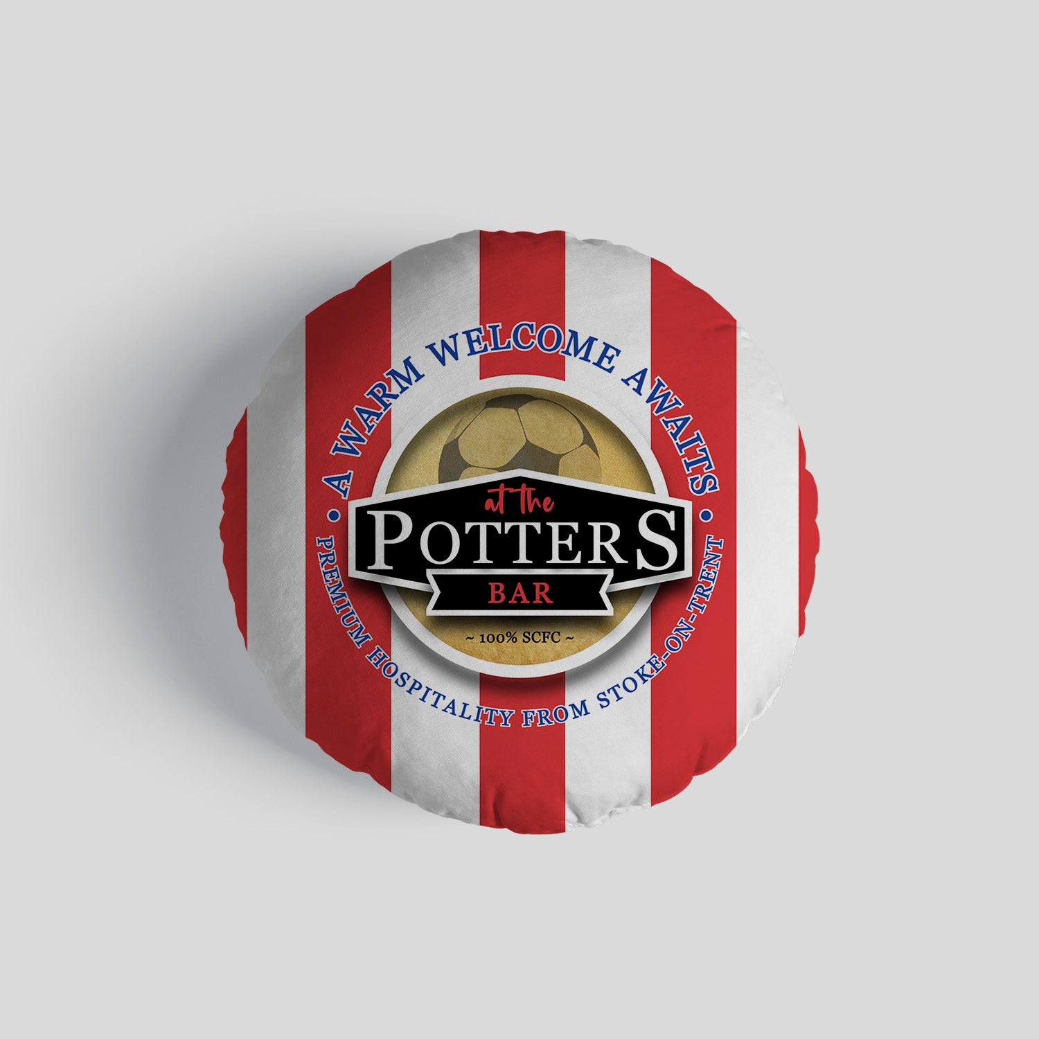 Stoke Potters_- Football Legends - Circle Cushion 14 Stoke Potters_- Football Legends - Circle Cushion 14