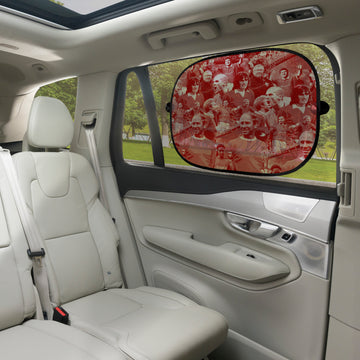 Manchester Red Montage - Car Sun Shade - Set of 2