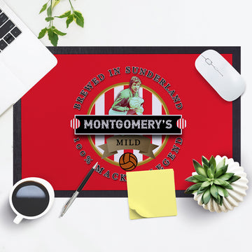 Sunderland Montgomery  - Football Legends - Door Mat -60cm X 40cm