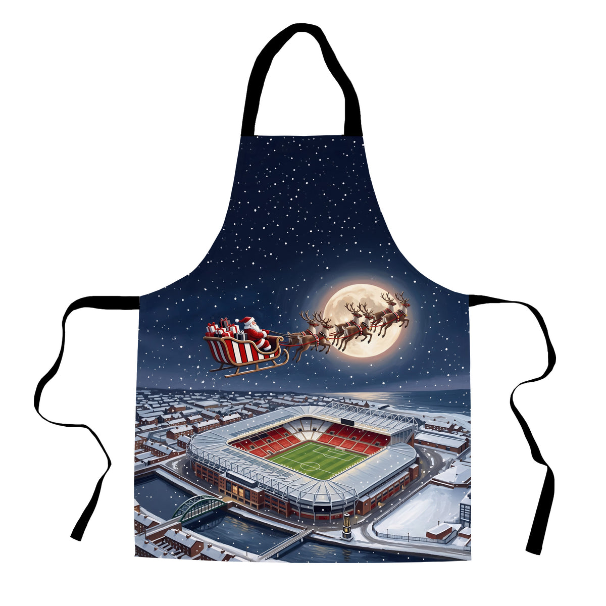 Sunderland Christmas Stadium Apron - white cutout