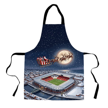 Sunderland Christmas Stadium Apron - white cutout