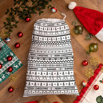 Swansea - Xmas Jumper Pattern - Santa Sack