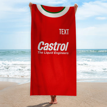 Swindon 1996 Home Shirt - Personalised Lightweight, Microfibre Retro Beach Towel - 150cm x 75cm