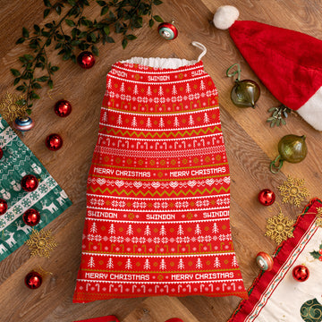Swindon - Xmas Jumper Pattern - Santa Sack