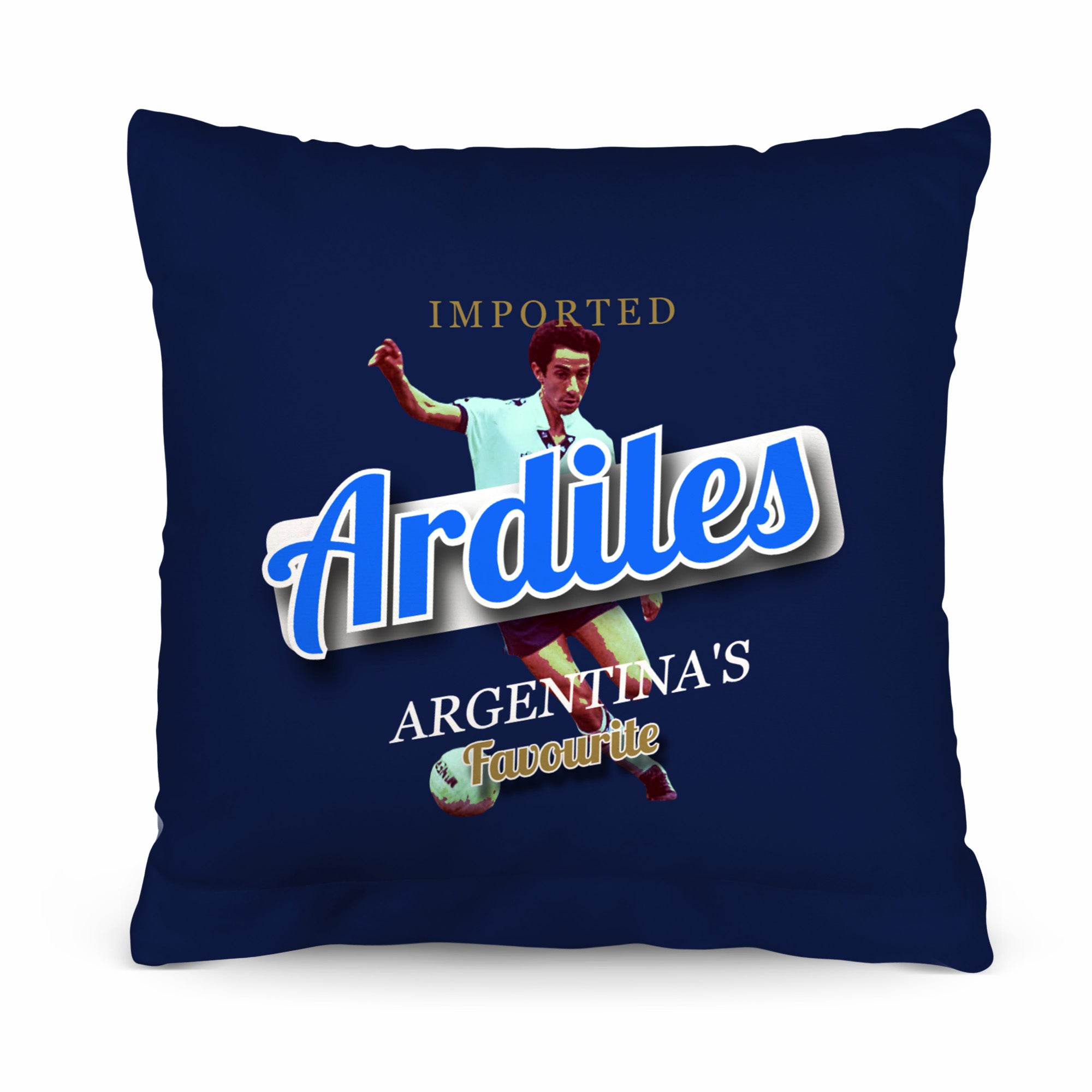 Totts Ardiles - Football Legends - Cushion 10"