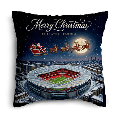 The Gooners Christmas Stadium - Cushion - Two Sizes