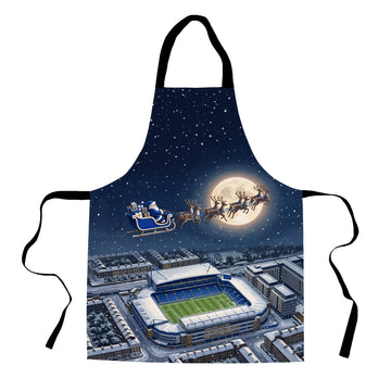 The Blues Christmas Stadium Apron - white cutout