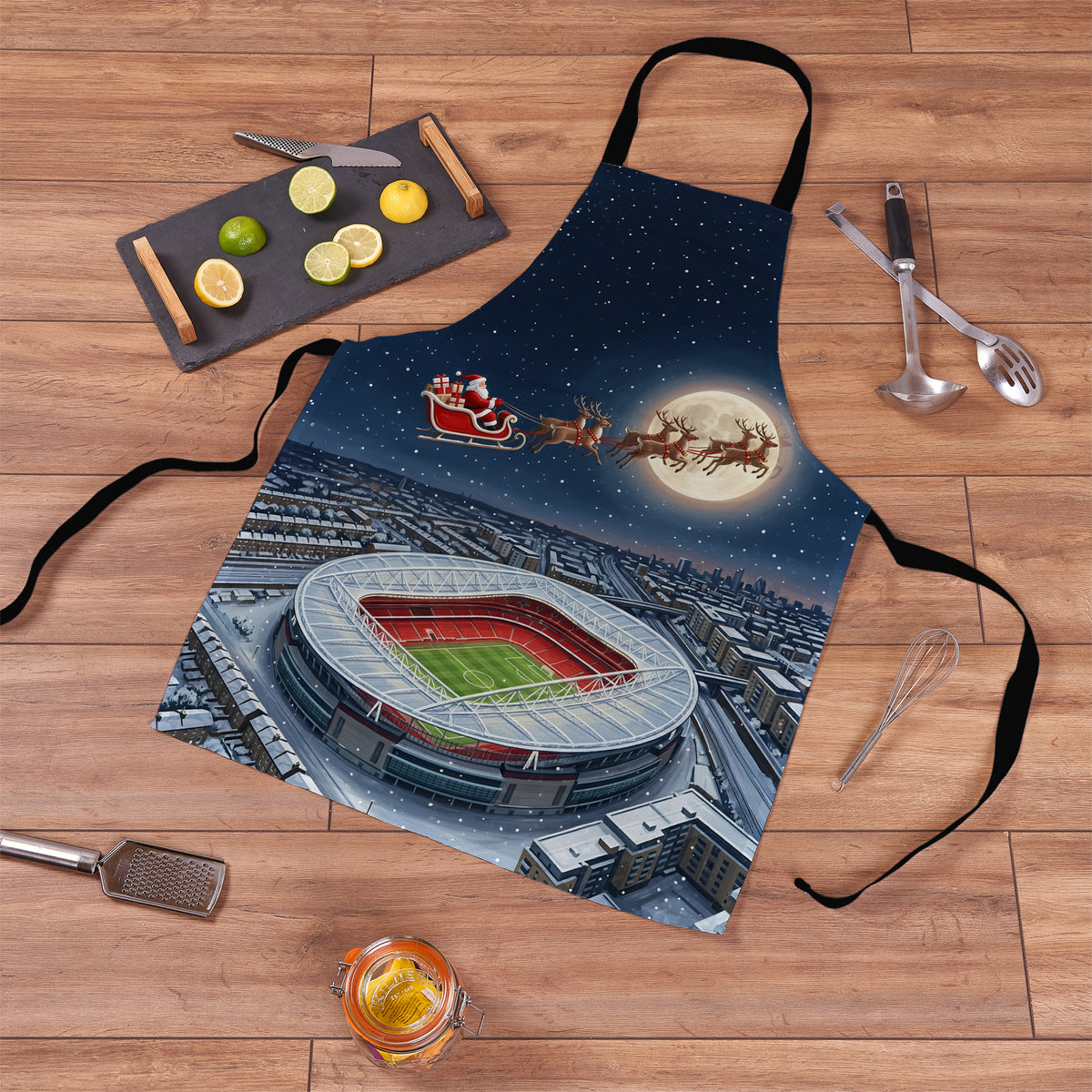 The Gooners Christmas Stadium Apron - floor cutout