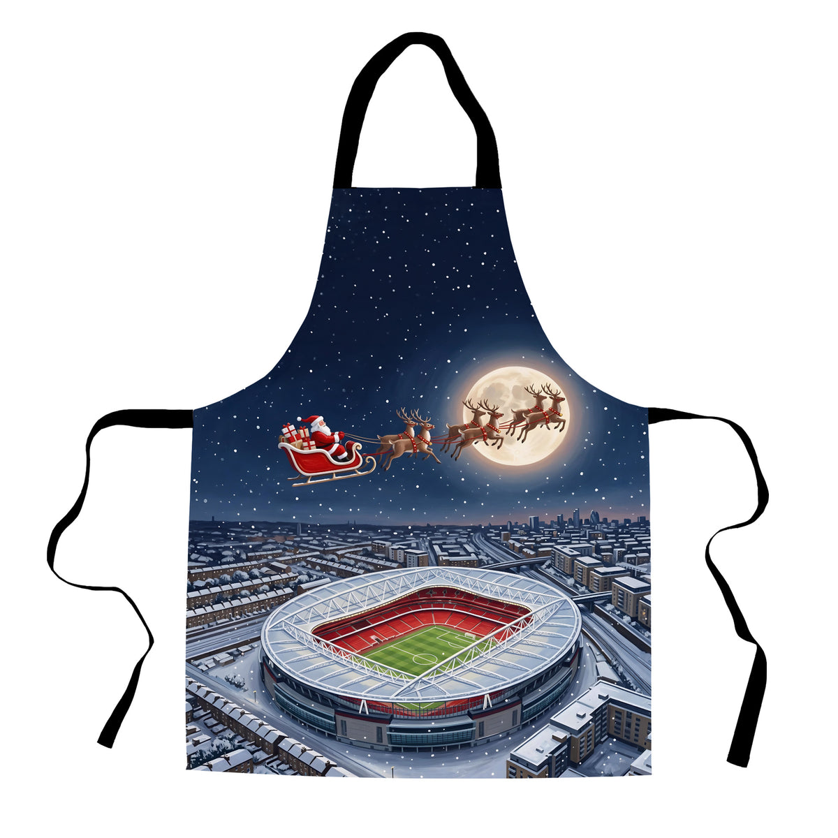The Gooners Christmas Stadium Apron - white cutout