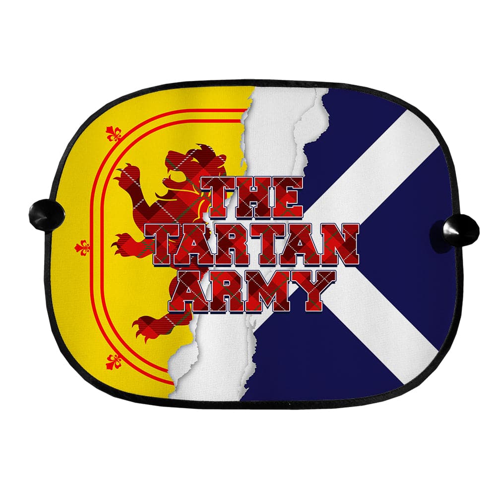 Army Rip Logo The Tartan Army Rip - Car Sun Shade - Set of 2