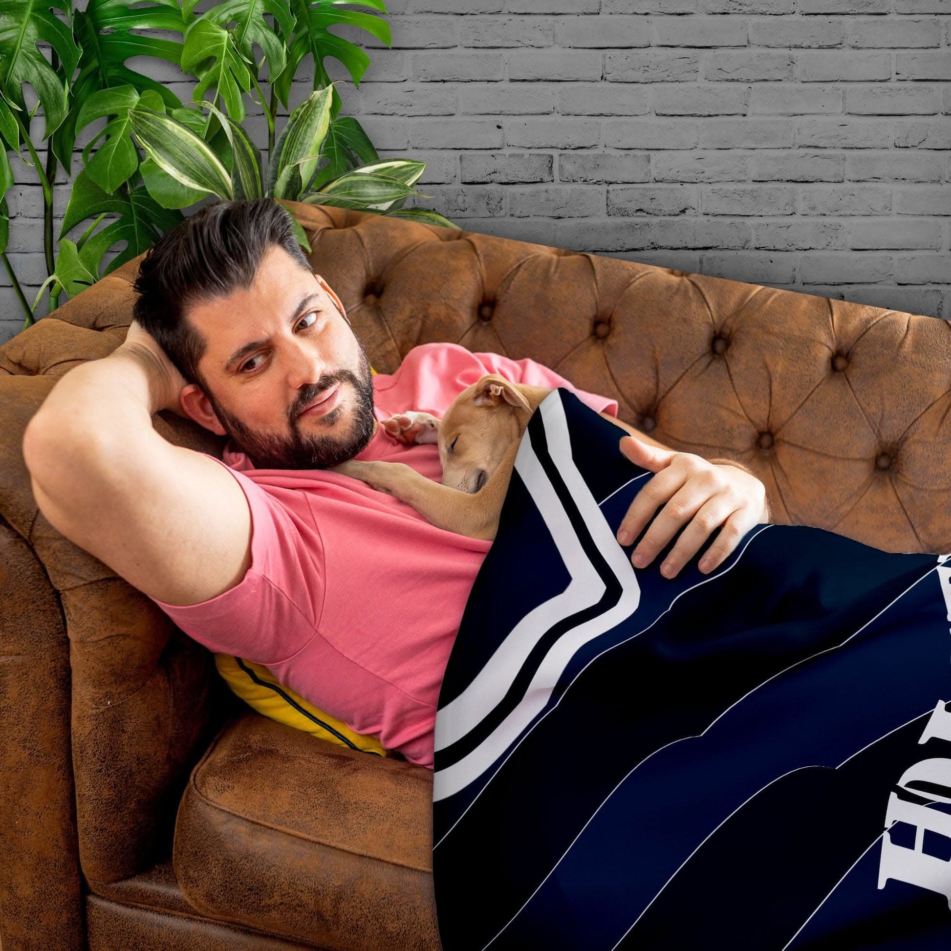 Tottenham Hotspur FC - 1986 Away Shirt - Retro Fleece Blanket