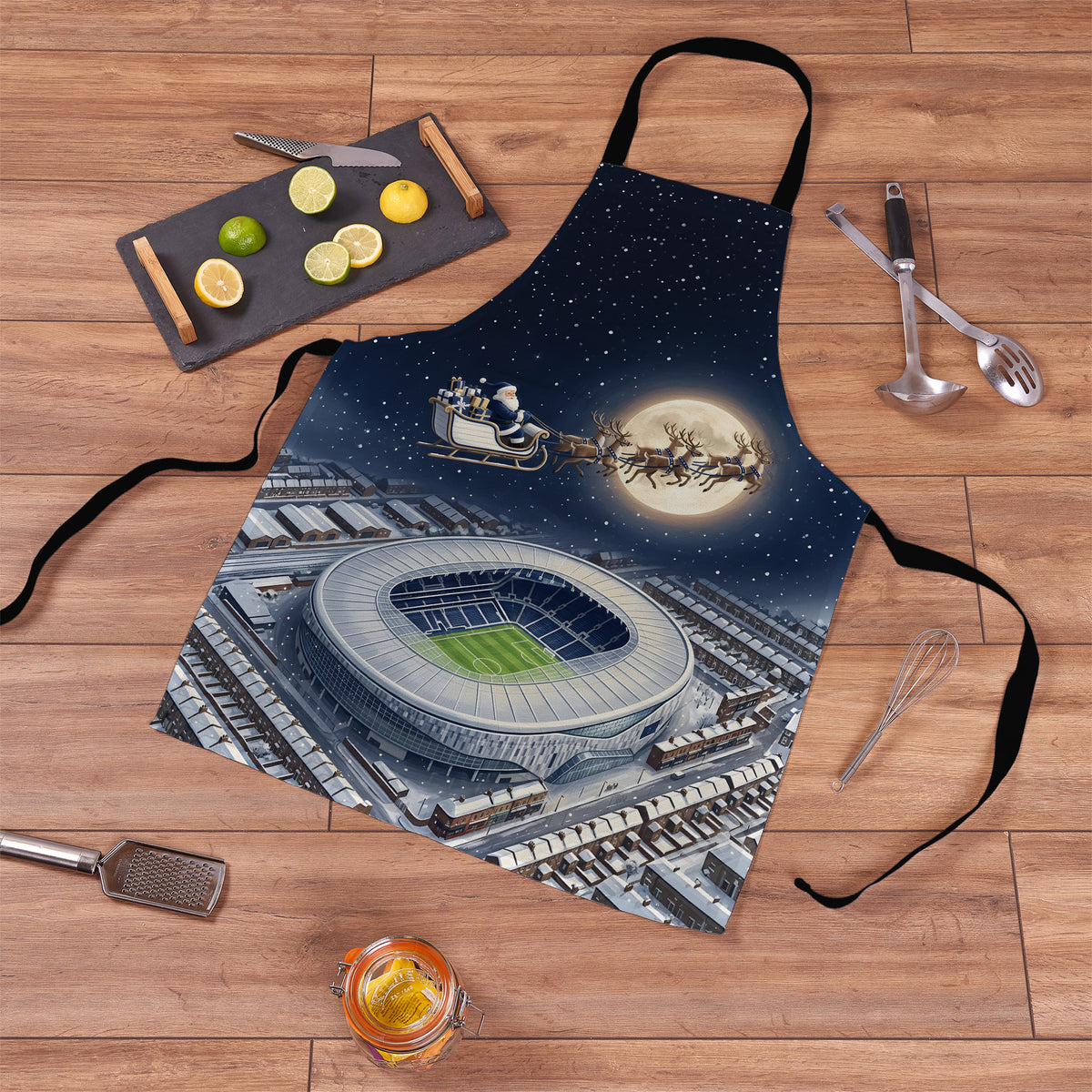 Totts Christmas Stadium Apron - floor cutout