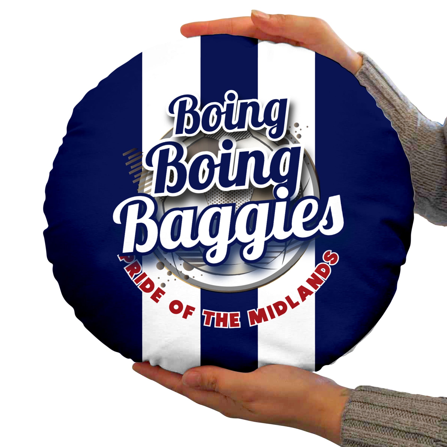 West Brom Boing Boing - Football Legends - Circle Cushion 14"