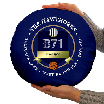 West Brom Hawthorns - Football Legends - Circle Cushion 14