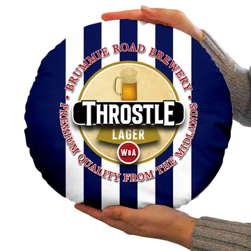 West Brom Throstle - Football Legends - Circle Cushion 14