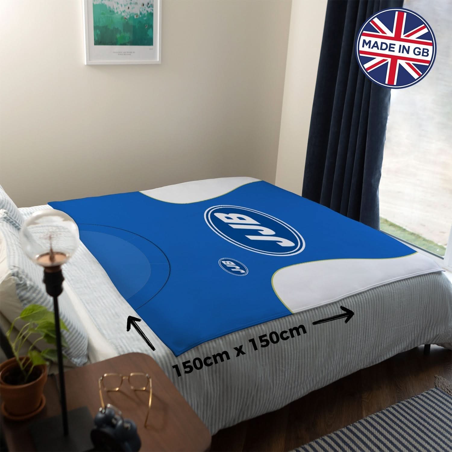 Wigan- 2006 Home Shirt - Personalised Retro Fleece Blanket