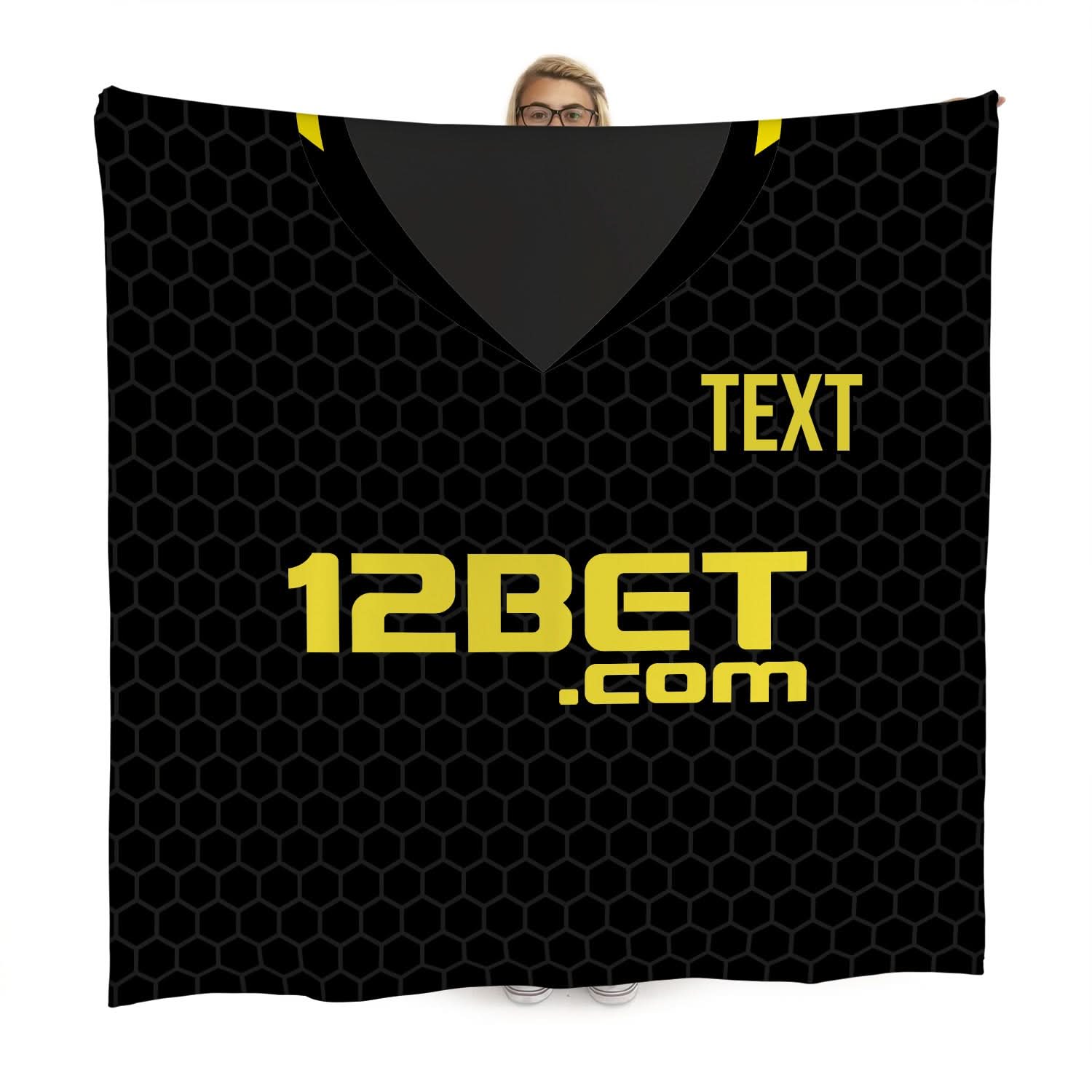 Wigan- 2013 Away Shirt - Personalised Retro Fleece Blanket