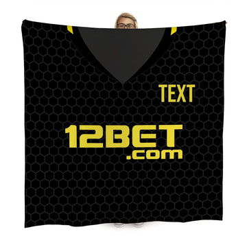 Wigan- 2013 Away Shirt - Personalised Retro Fleece Blanket