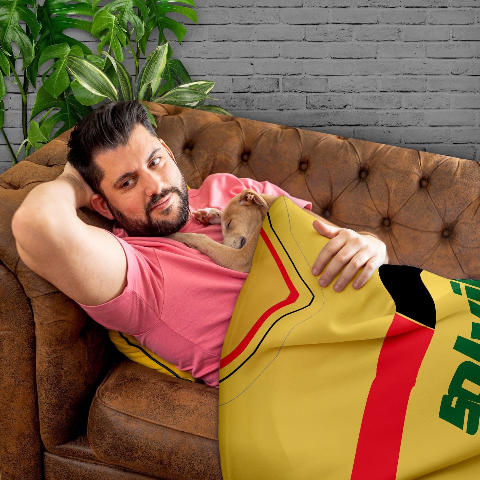 Watford FC - 1986 Home Shirt - Retro Fleece Blanket