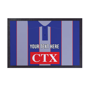 Watford 1998 Away Shirt - Personalised Retro Door Mat - 60cm x 40cm