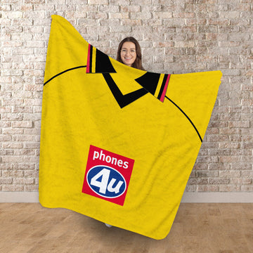 Watford - 1999 Home Shirt - Retro Fleece Blanket