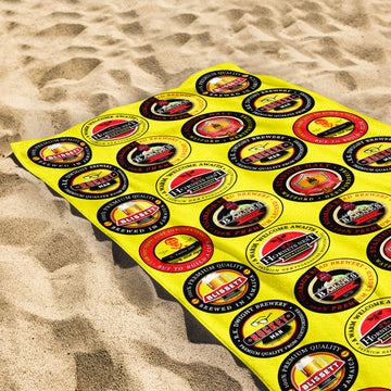Watford - Football Legends - Microfibre Beach Towel - 150cm x 75cm