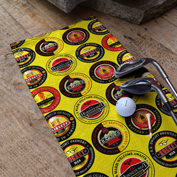 Watford - Football Legends - Retro Lightweight, Microfibre Golf Towel