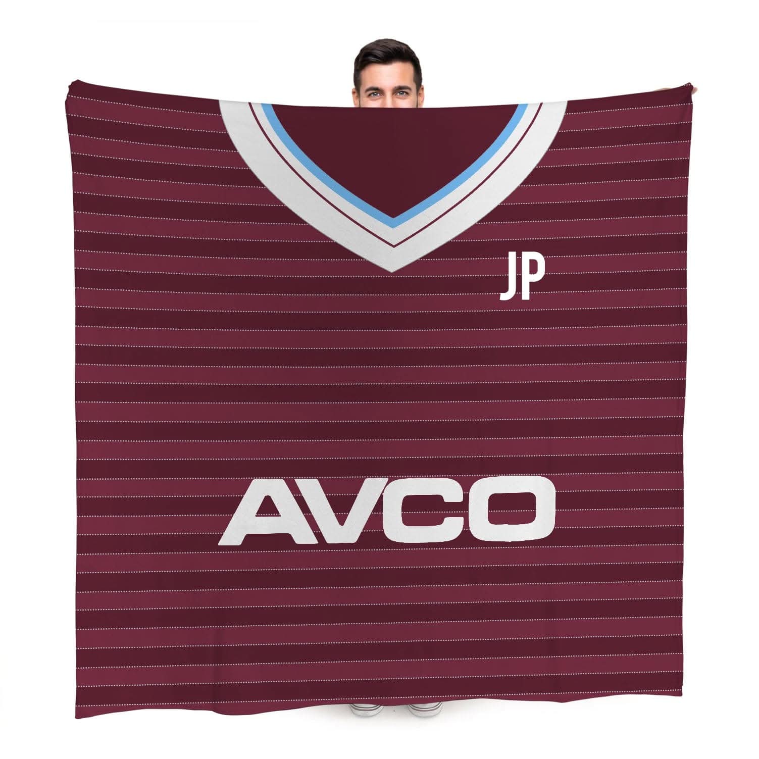 West Ham United FC - 1986 Home Shirt - Retro Fleece Blanket