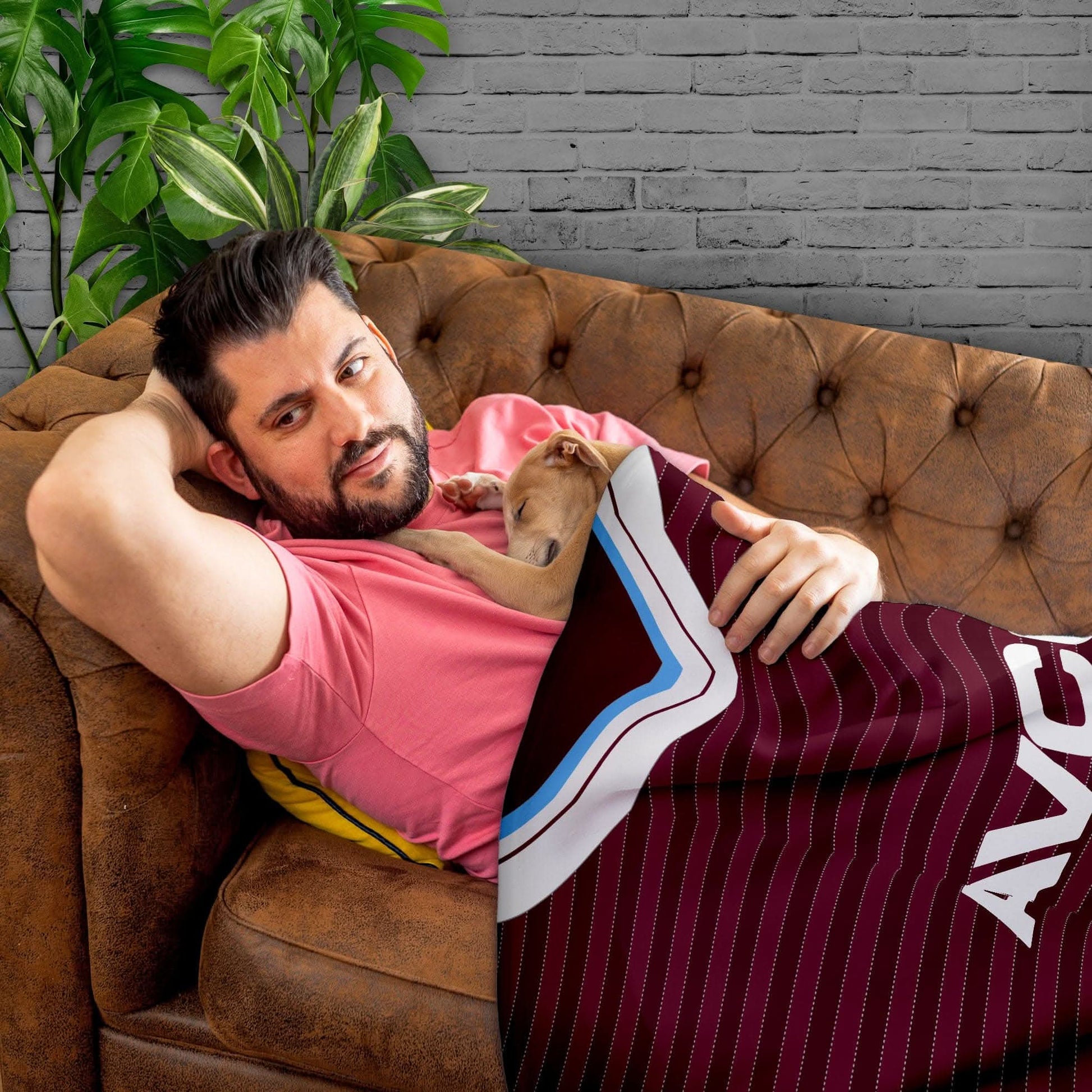 West Ham United FC - 1986 Home Shirt - Retro Fleece Blanket