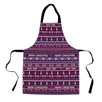 West Ham Xmas Jumper Pattern - Apron