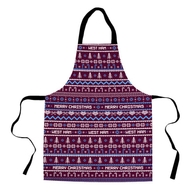 West Ham Xmas Jumper Pattern - Apron