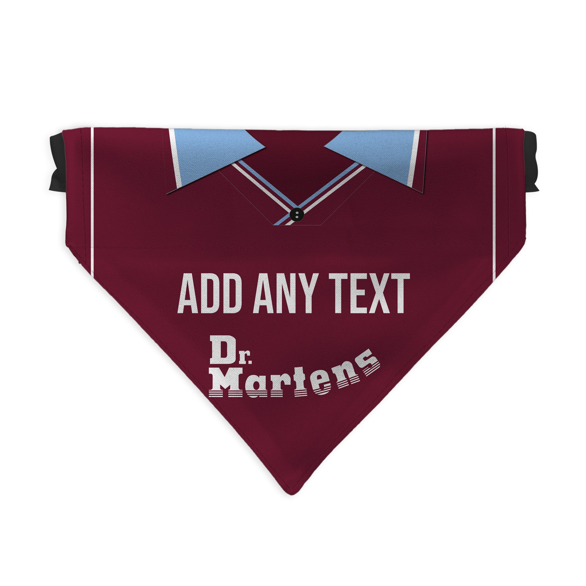 West Ham 2000 Home Shirt - Personalised Pet Bandana - 4 Sizes