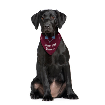 West Ham 2000 Home Shirt - Personalised Pet Bandana - 4 Sizes