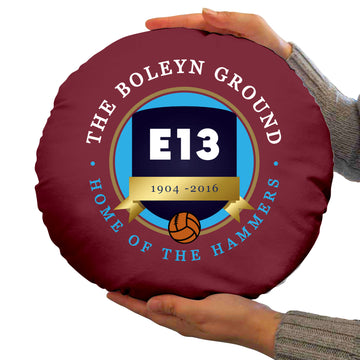 West Ham Boleyn Ground - Football Legends - Circle Cushion 14