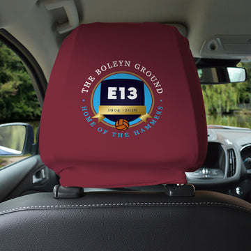 West Ham Boleyn Ground - Football Legends - Headrest Cover
