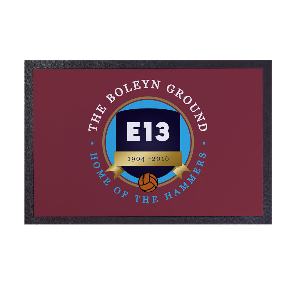 West Ham Boleyn Ground  - Football Legends - Door Mat -60cm X 40cm