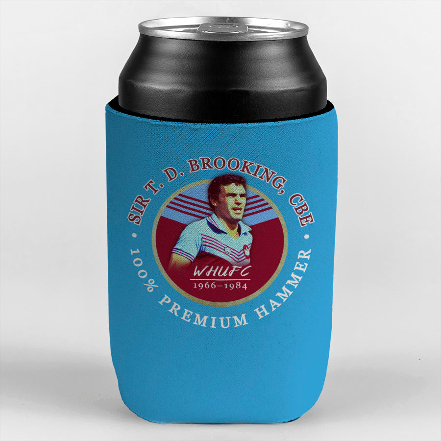 West Ham Brooking - Football Legends - Can Cooler