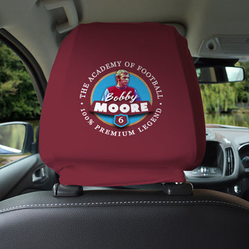 West Ham Moore - Football Legends - Headrest Cover