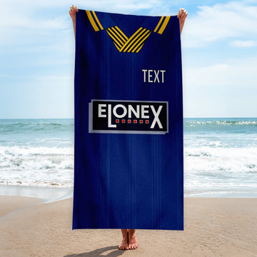 Wimbledon 1997 Home Shirt - Personalised Lightweight, Microfibre Retro Beach Towel - 150cm x 75cm