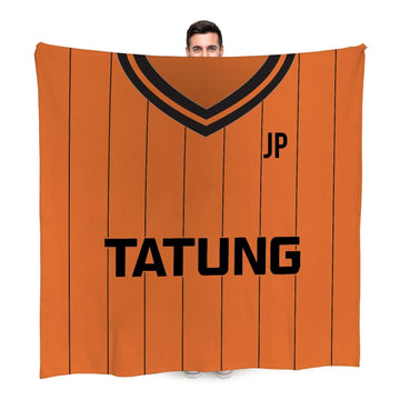 Wolverhampton - 1982 Home Shirt - Retro Fleece Blanket