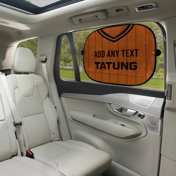 Wolverhampton 1982 Home Shirt - Personalised Retro Football Car Sun Shade - Set of 2