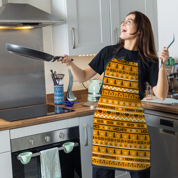 Wolves Xmas Jumper Pattern - Apron