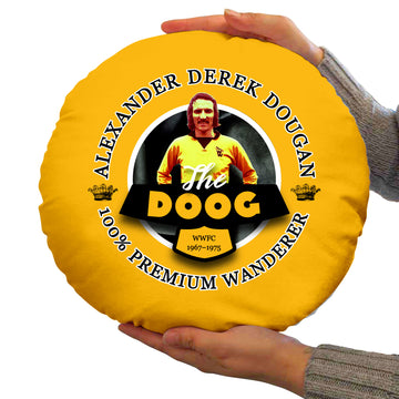 Wolverhampton Derek Dougan - Football Legends - Circle Cushion 14