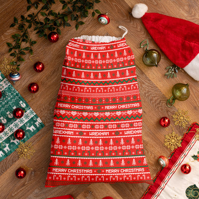 Wrexham - Xmas Jumper Pattern - Santa Sack