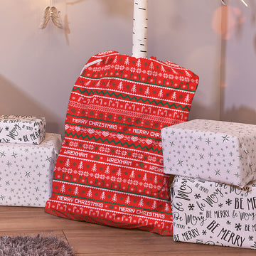 Wrexham - Xmas Jumper Pattern - Santa Sack