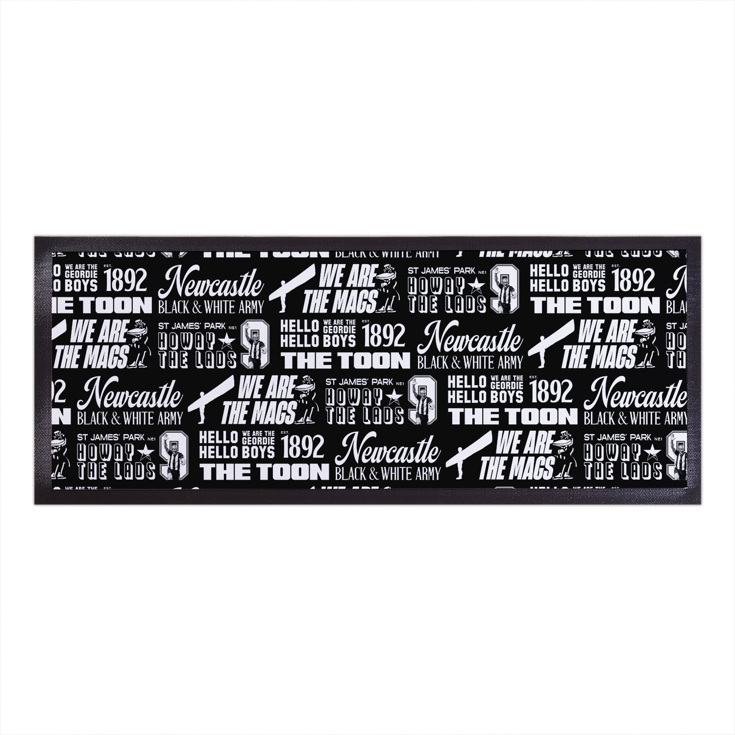 Newcastle - Word Montage - Bar Runner