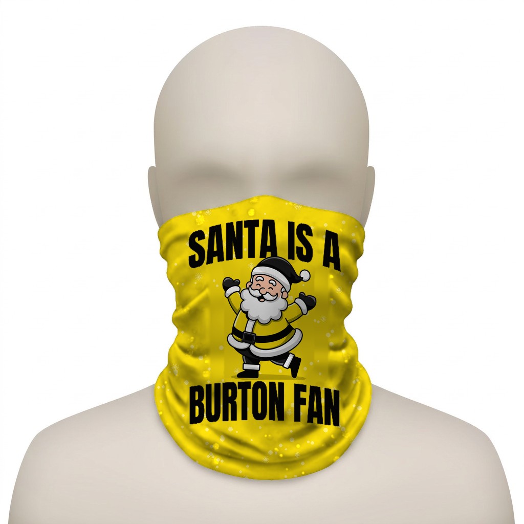 Burton Albion Santa snood mannequin product image